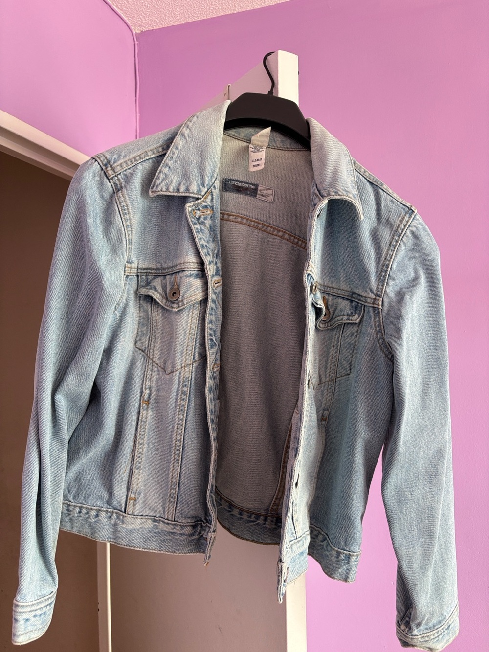 Light Wash Denim Jacket - Classic Style - Liz  Claiborne